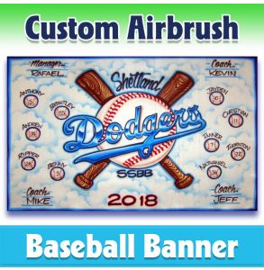 Dodgers Baseball-1020 - Airbrush 