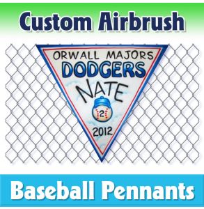 Dodgers Baseball-1001 - Airbrush Pennant