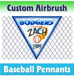 Dodgers Baseball-1002 - Airbrush Pennant