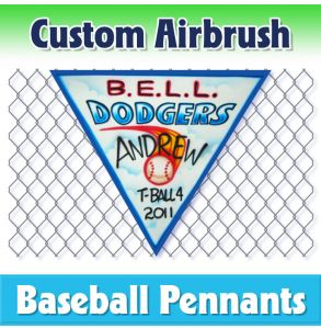 Dodgers Baseball-1003 - Airbrush Pennant