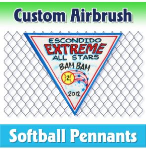 Extreme Softball-2001 - Airbrush Pennant