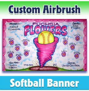 Flowers Softball-2001 - Airbrush 
