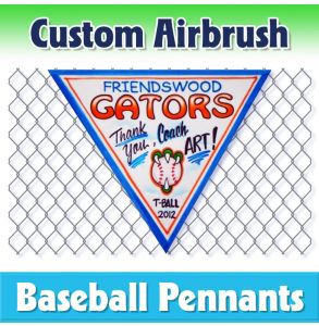 Gators Baseball-1001 - Airbrush Pennant