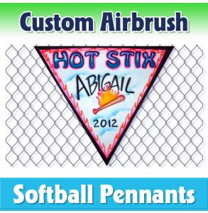Hot Stix Softball-2001 - Airbrush Pennant