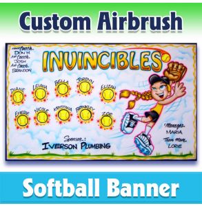 Invincibles Softball-2001 - Airbrush 