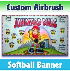 Junkyard Divas Softball-2001 - Airbrush 