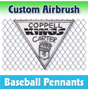 Kings Baseball-1001 - Airbrush Pennant