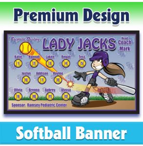 Lady Jacks Softball-2001 - Premium