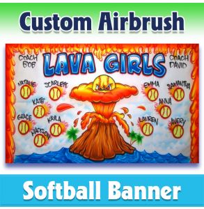 Lava Girls Softball-2001 - Airbrush 