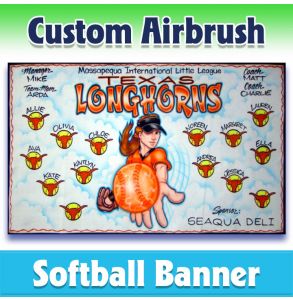 Longhorns Softball-2001 - Airbrush 