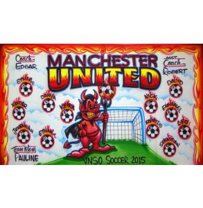 Manchester United Soccer-0001 - Airbrush 
