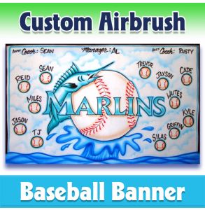 Marlins Baseball-1003 - Airbrush 