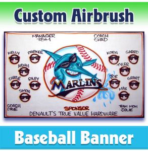 Marlins Baseball-1007 - Airbrush 