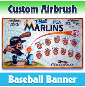 Marlins Baseball-1012 - Airbrush 