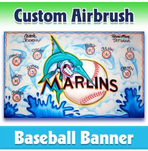 Marlins Baseball-1014 - Airbrush 