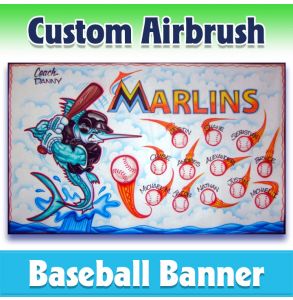 Marlins Baseball-1015 - Airbrush 
