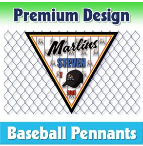 Marlins Baseball-1001 - Digital Pennant