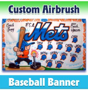 Mets Baseball-1009 - Airbrush 