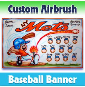 Mets Baseball-1015 - Airbrush 