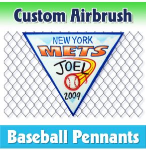 Mets Baseball-1001 - Airbrush Pennant