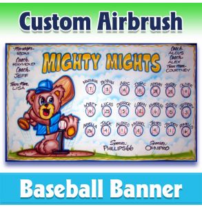 Mighty Mights Baseball-1001 - Airbrush 
