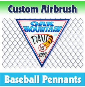 Oak Mountain Baseball-1001 - Airbrush Pennant