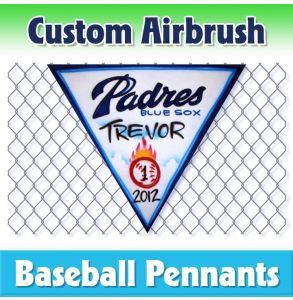 Padres Baseball-1003 - Airbrush Pennant