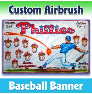 Phillies Baseball-1010 - Airbrush 
