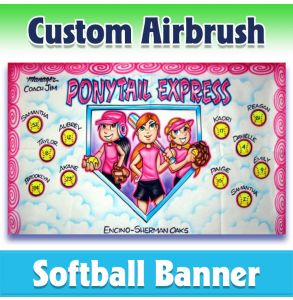 Ponytail Express Softball-2001 - Airbrush 