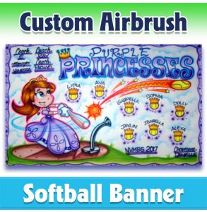 Princesses Softball-2001 - Airbrush 