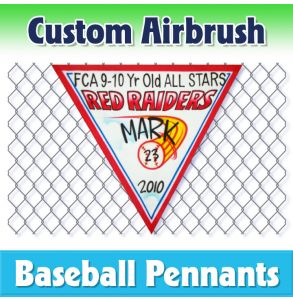 Raiders Baseball-1001 - Airbrush Pennant