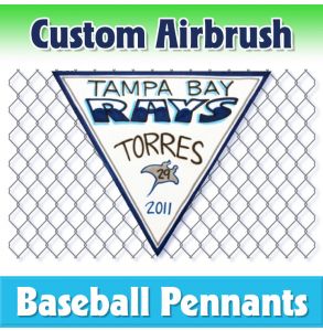 Rays Baseball-1003 - Airbrush Pennant