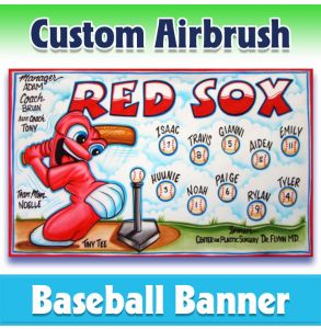 Red Sox Baseball-1018 - Airbrush 