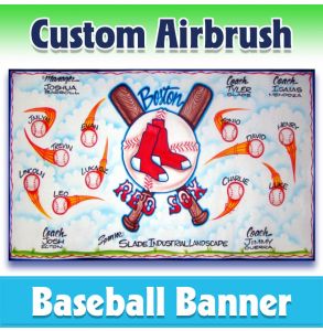 Red Sox Baseball-1021 - Airbrush 