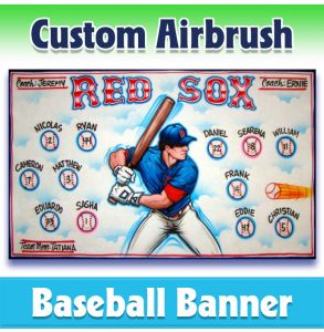 Red Sox Baseball-1022 - Airbrush 