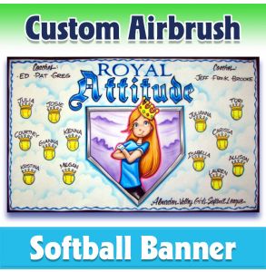 Royal Attitude Softball-2001 - Airbrush 