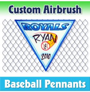 Royals Baseball-1001 - Airbrush Pennant