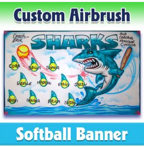 Sharks Softball-2001 - Airbrush 