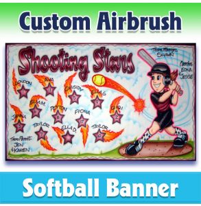 Shooting Stars Softball-2001 - Airbrush 