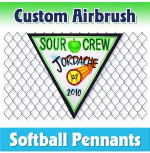 Sour Crew Softball-2001 - Airbrush Pennant