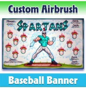 Spartans Baseball-1001 - Airbrush 