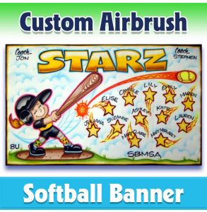 Starz Softball-2001 - Airbrush 