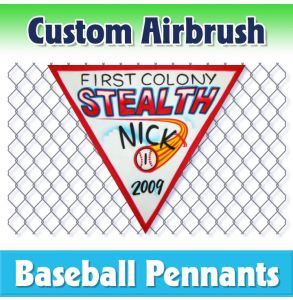 Stealth Baseball-1001 - Airbrush Pennant