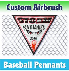 Storm Baseball-1002 - Airbrush Pennant