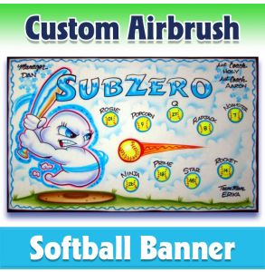 Sub Zero Softball-2001 - Airbrush 
