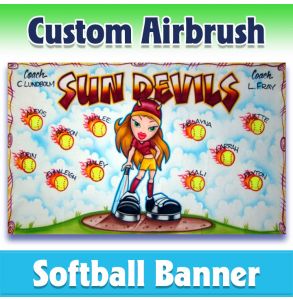 Sun Devils Softball-2001 - Airbrush 