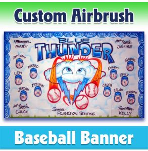 Thunder Baseball-1001 - Airbrush 