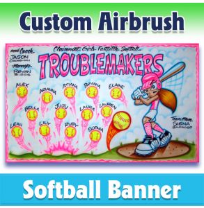 Troublemakers Softball-2001 - Airbrush 