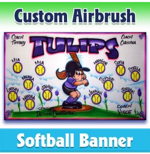 Tulips Softball-2001 - Airbrush 