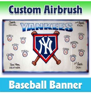 Yankees Baseball-1012 - Airbrush 